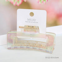 Colourful ABS Hair Claw Clip — 11cm, Strong Hold
