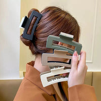 Orchid Large Hair Claw — Matte Pastel, Colour-Block