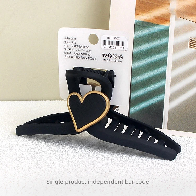 Ribbon Bow Large Hair Claw Clip — 12.5cm, Lacquer Finish