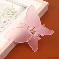 Korean Butterfly Hair Claw Clips for Women – Sweet Premium Matte Claws (7cm)