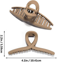 4 Pcs Hair Clips, No Slip Matte Butterfly Hair Claw Clips Strong Hold Vintage Shark Claw Clips Clamp Hair Accessories for Women Girls Thin Thick Hairs