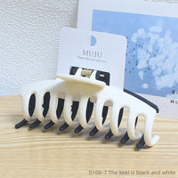 Korean Matte Large Hair Claw — 11cm, Colour-Match