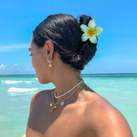 6 Pcs Flower Hair Claw Clips, Hawaiian Hair Clips for Women, Beach Cute Hair Accessories
