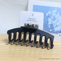 Korean Matte Large Hair Claw — 11cm, Colour-Match