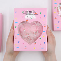 10Pcs Children Cute Hair Pin Set Sweet Chiffon Pearl Flower Styling Girls Hair Clips Set Lovely Princess Hairpin in Box