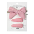 Fancy Fashion Custom Newborn Latest Headband Set Faux Cashmere Big Bow Hair Clips Set Lady Girl Sweet Princess Accessories
