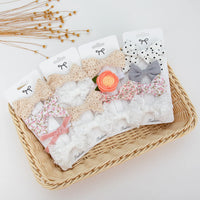 Spring and Summer Lace Flower Hairpin Set 4Pics/Set Baby Hairclips Princess Hair Accessories Wholesale