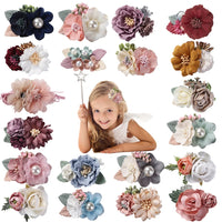 New Style High Quality Cute Fashion Lovely Kids Hair Accessories Flower Hair Pin Children Headband Hair Clips for Baby