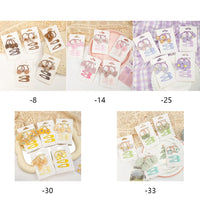 5Sets/Group Simple Sweet Lovely Simple Hair Ties Rubber Band with Drop BB Hair Clips Set Hair Accessories for Kids Girls