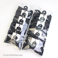 17cm Hepburn Style Black Bow Hair Claw Female Large Size Hair Clip Back Head  Hair Claw Clip for Women