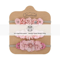 Chiffon Flower Princess Headband — Super Elastic, Newborn to 4Y