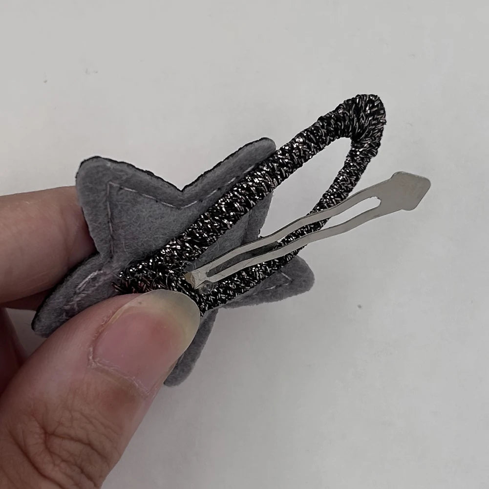 Sequin Star Hair Clips for Girls — Mini Glitter Barrettes