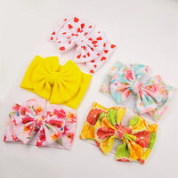 Wholesale Large Textured Hair Bows Headband Sweet Style Baby Girls Hair Accessories Support Customized