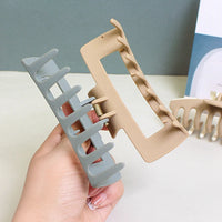 Korean Colour Contrast Hair Claw Clip for Women – Matte Pastel Orchid Claw (10.5cm)