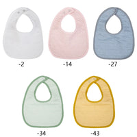 Cotton Gauze Baby Bib — Star Texture, 0–36 Months