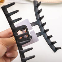 Large Leopard Print Hair Claw Clip for Women – PC Rectangle Back Head Claw (13cm)