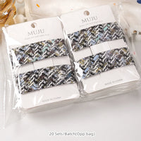 Fabric BB Hair Clips for Women – Sweet Braided Fringe Clips (2-Piece Set)