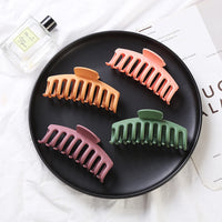 High Quality Large Size Resin Hair Claw Clips for Women Strong Bit Force Hair Ornaments Lazy Hair Device Hairclips
