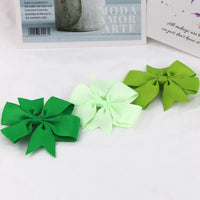 Spring Summer Wholesale Hair Clips for Kids Girls Cute Big Bow Candy Color Baby Hair Clips Baby Hair Accessories