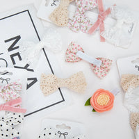 Spring and Summer Lace Flower Hairpin Set 4Pics/Set Baby Hairclips Princess Hair Accessories Wholesale