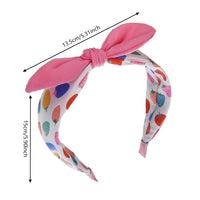 Sweet Girls Kids Hair Accessories-Strawberry Knot Headband Candy Color Rabbit Ear Princess Hairband Wholesale