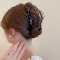 11cm Cloud Large Hair Claws Back Head Shark Clip Hair Quantity Multi Trendy Hair Claw Senior Sense Women Claw Clips