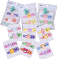 Little Doll Animal Hair Clips for Kids – Cute Resin Cartoon Hairgrips for Girls
