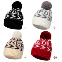 Kids Snowflake Pom Pom Beanie — Acrylic, Unisex 3–14Y