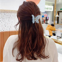 Korean Butterfly Hair Claw Clips for Women – Sweet Premium Matte Claws (7cm)