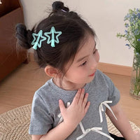 Jelly Star Hair Clips for Girls – Sweet Resin Bangs Clips (2 Pairs)
