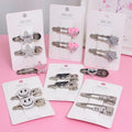 Korean Metal Heart Hair Clips for Women – Sweet Charm Hairpins (2-Pack)