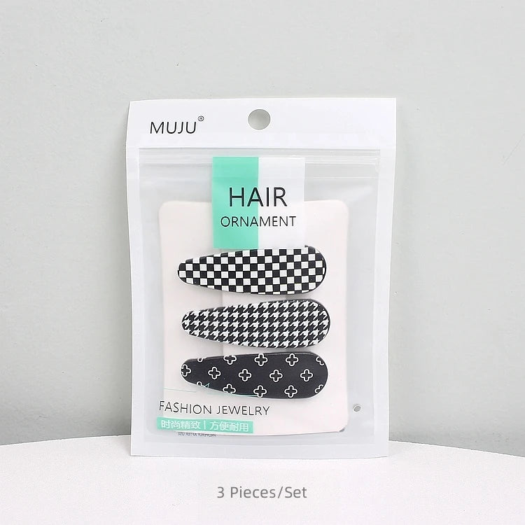 Fragrance Hair Clips – Korean Style Acetate Hairpins (Set of 3)