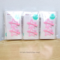 Jelly Star Hair Clips for Girls – Sweet Resin Bangs Clips (2 Pairs)