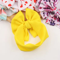 Wholesale Large Textured Hair Bows Headband Sweet Style Baby Girls Hair Accessories Support Customized