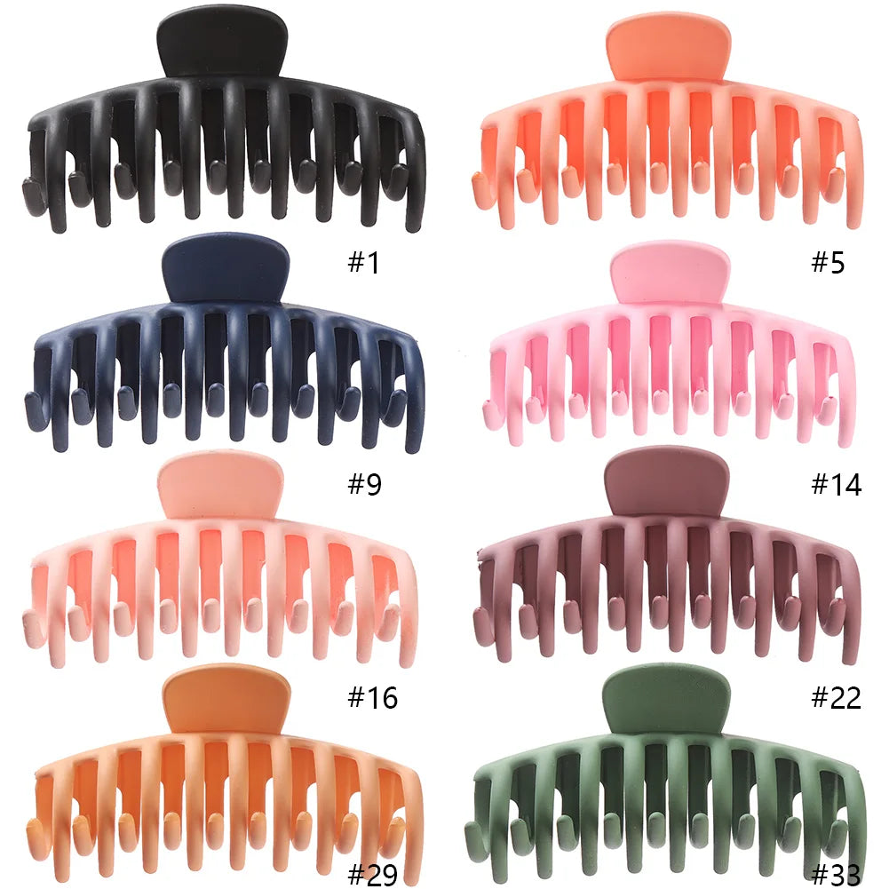 High Quality Large Size Resin Hair Claw Clips for Women Strong Bit Force Hair Ornaments Lazy Hair Device Hairclips
