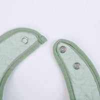 Cotton Gauze Baby Bib — Star Texture, 0–36 Months