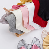 Baby Ruffle Socks & Hair Bow Headband Set — Cotton, Pack of 3