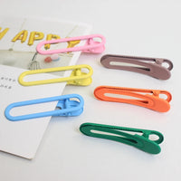 Korean Gradient Glitter Metal Hair Clips for Girls – Sweet Bangs Side Clips (3-Piece Set)