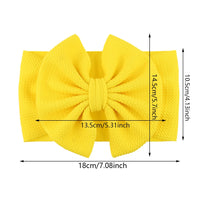 Wholesale Large Textured Hair Bows Headband Sweet Style Baby Girls Hair Accessories Support Customized