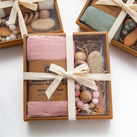 Baby Boys Girls Beech Wood Rattles Toys With Newborn Wool Brush Bamboo Organic Muslin Swaddle Gift Set