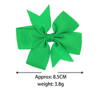 Spring Summer Wholesale Hair Clips for Kids Girls Cute Big Bow Candy Color Baby Hair Clips Baby Hair Accessories