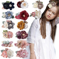 New Style High Quality Cute Fashion Lovely Kids Hair Accessories Flower Hair Pin Children Headband Hair Clips for Baby