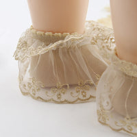 New Arrive White Lace Socks and Headband Set Baby White Headband for Baptism Princess Hair Accessories
