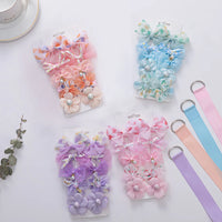 10Pcs Children Cute Hair Pin Set Sweet Chiffon Pearl Flower Styling Girls Hair Clips Set Lovely Princess Hairpin in Box