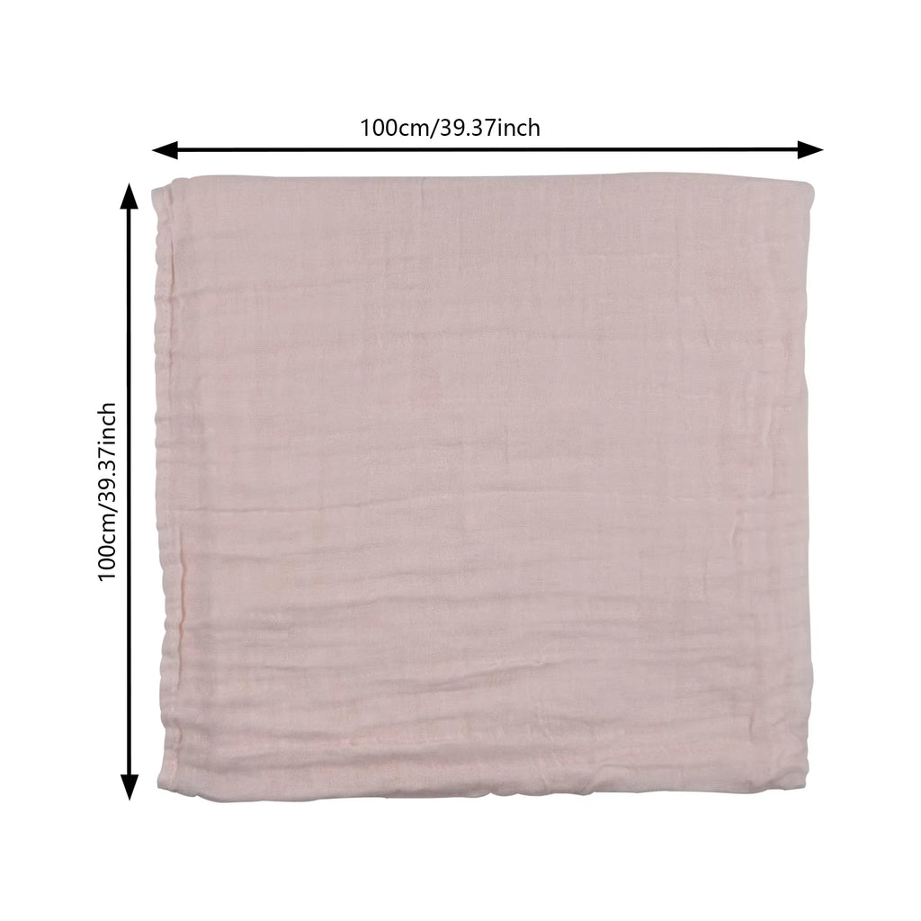 Organic Cotton Muslin Swaddle Blanket — 2-Layer, Custom Print