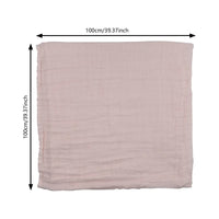 Organic Cotton Muslin Swaddle Blanket — 2-Layer, Custom Print