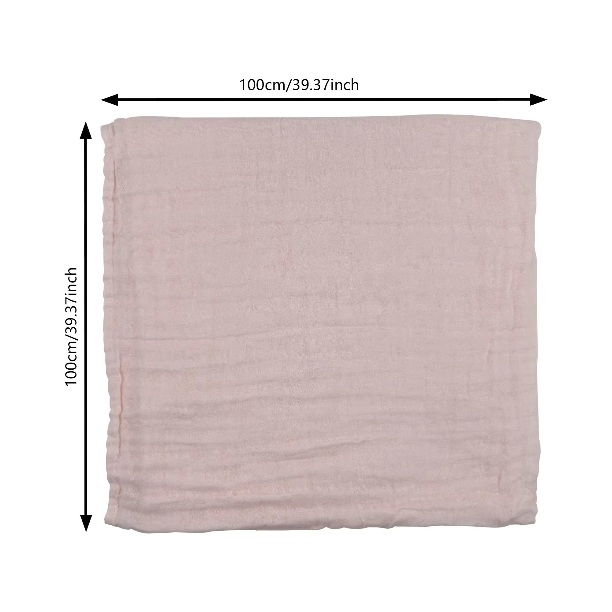 Organic Cotton Muslin Swaddle Blanket — 2-Layer, Custom Print