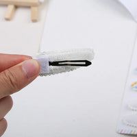 Winter  and Autumn Princess Hair Accessories 6Pcs/Set Simple BB Fabric Hairpins Candy Color Sweet Girl Hairgrip Wholesale