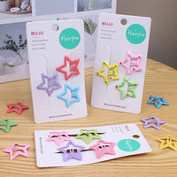 Kids' Hair Clips Set – Cute Bow, Star & Drop Styles for Girls (3.2cm)