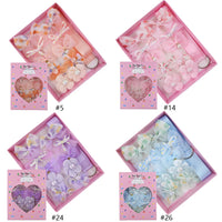 10Pcs Children Cute Hair Pin Set Sweet Chiffon Pearl Flower Styling Girls Hair Clips Set Lovely Princess Hairpin in Box